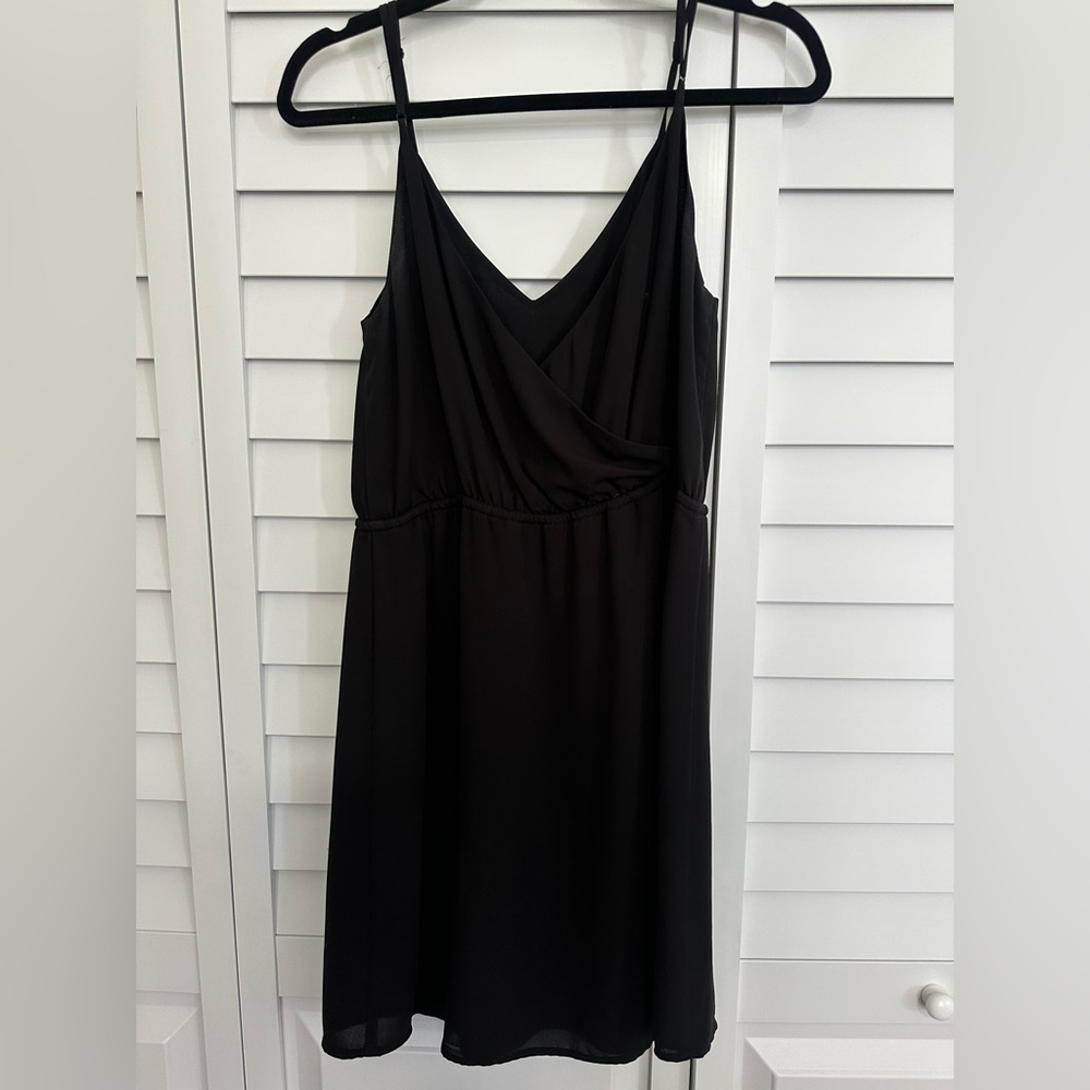 Aritzia Babaton Satin Black Dress